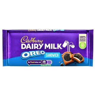 CADBURY DAIRY MILK OREO SANDWICH SLAB 96G (BEST BEFORE 24 JANUARY 2026)