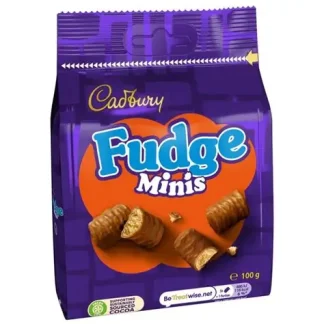 CADBURY FUDGE MINIS 100G (BEST BEFORE 6 FEBRUARY 2026)