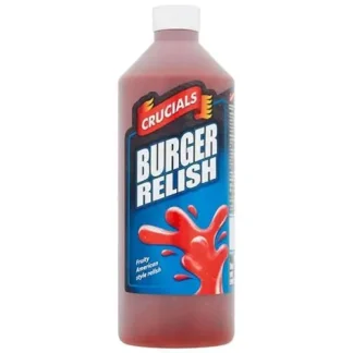 CRUCIALS BURGER RELISH 500ML (BEST BEFORE END MAY 2026)