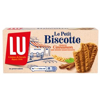 LU LE PETIT BISCOTTE CRUNCHY CINNAMON AND BROWN SUGAR 200G (BEST BEFORE 28 FEBRUARY 2026)