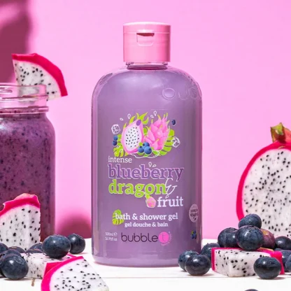 BUBBLE T BATH AND SHOWER GEL INTENSE BLACKERRY AND DRAGON FRUIT 500ML