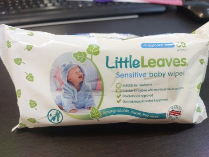 LITTLE LEAVES BABY WIPES SENSITIVE 60S