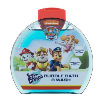 PAW PATROL BUBBLE BATH AND WASH SUPER BUBBLY RASPBERRY RESCUE 300ML