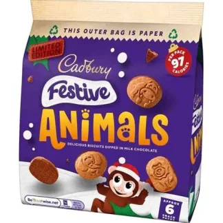 CADBURY FESTIVE ANIMALS 119G (BEST BEFORE 17 APRIL 2026)