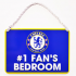 CHELSEA NO 1 FAN BEDROOM SIGN