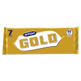 MCVITIES GOLD BARS 7 PACK 128.1G (BEST BEFORE 7 MARCH 2026)
