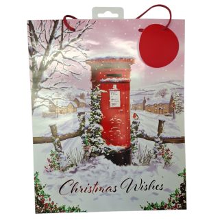 RED POST BOX GIFTING BAG LARGE