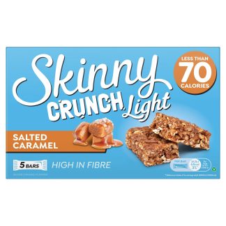 SKINNY CRUNCH LIGHT SALTED CARAMEL 5 X 19G (BEST BEFORE END JULY 2026)