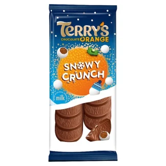 TERRYS CHOCOLATE ORANGE SNOWY CRUNCH 90G (BEST BEFORE 28 OCTOBER 2026)