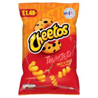 CHEETOS TWISED SWEET AND SPICY 85G (BEST BEFORE 22 NOVEMBER 2025)